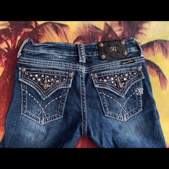Miss Me Bootcut Denim Jeans Size 26 - Picture 11 of 11
